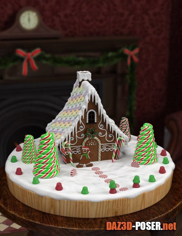 Dawnload Gingerbread House Kit for free