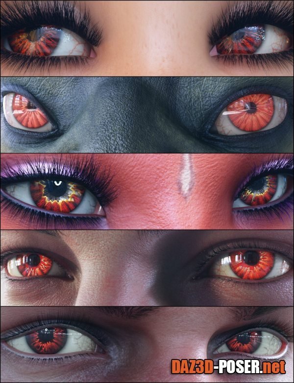 Dawnload MMX Beautiful Eyes 10 for Genesis 3, 8, and 8.1 for free