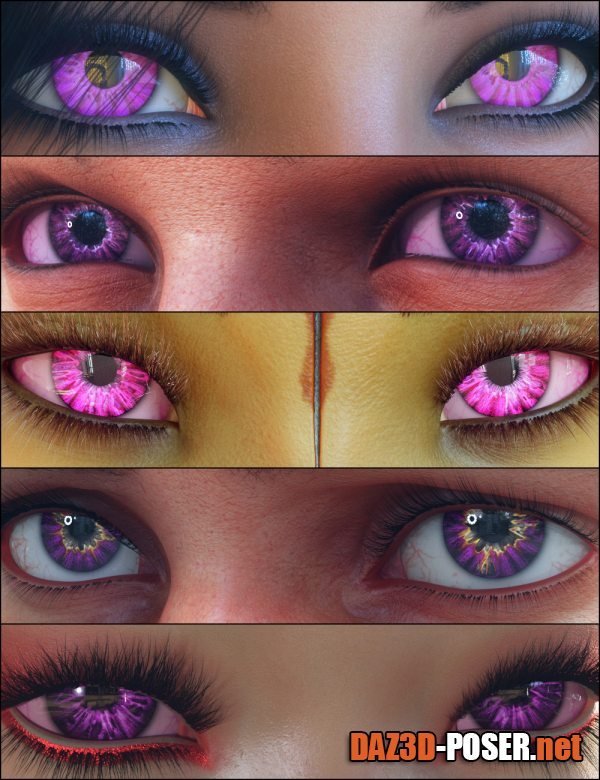 Dawnload MMX Beautiful Eyes 12 for Genesis 3, 8, and 8.1 for free