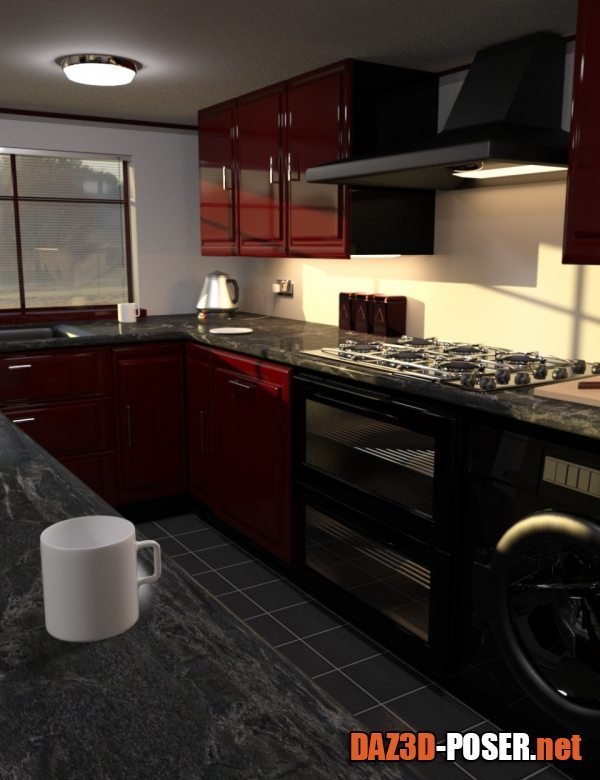 Dawnload Modern Shaker Style Kitchen for free