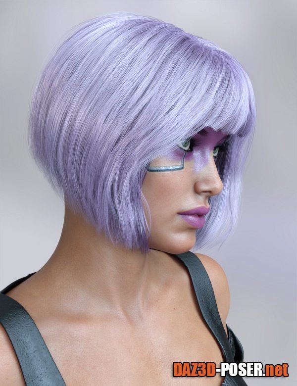 Dawnload MRL dForce Casual Bob Hair for Genesis 8 and 8.1 Female for free