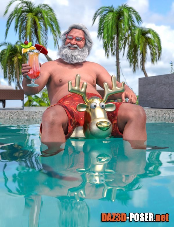 Dawnload dForce Summer Santa for Genesis 9 for free