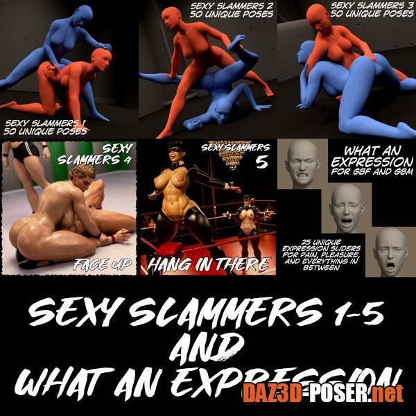 Dawnload Sexy Slammers Poses and Expressions Bundle for free