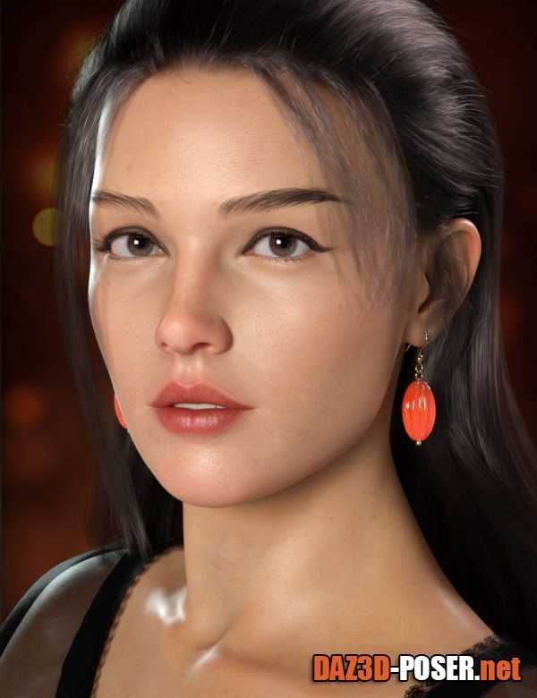 Dawnload Small Earrings for Genesis 8 Female and Genesis 9 for free