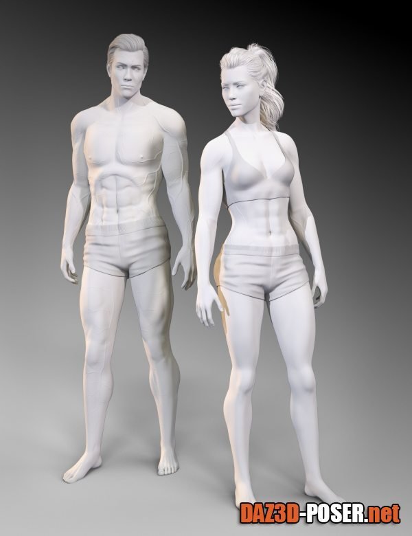 Dawnload SY Hero Bodies for Genesis 9 for free