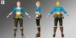 BOTW Zelda Outfit For Genesis 8 Female