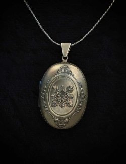 Antique Locket for Genesis 8 and 8.1 Females and Genesis 9