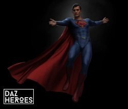 Superman DCEU for Daz 3D Genesis 8