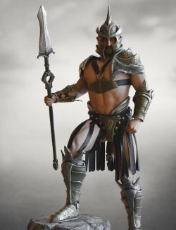 dForce Ares War Outfit for Genesis 8 and 8.1 Male