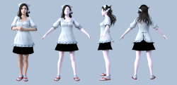 DOA Sayuri Appron Outfit For Genesis 8 Female