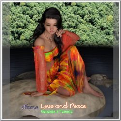 dForce-Love and Peace Outfit – G8F