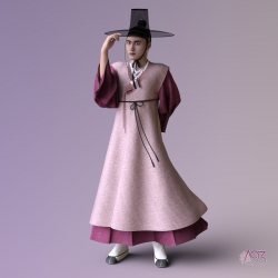 Joseon Era Hanbok – G8M – Daz Studio