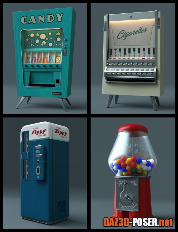 Dawnload Vintage Vending Machines for free