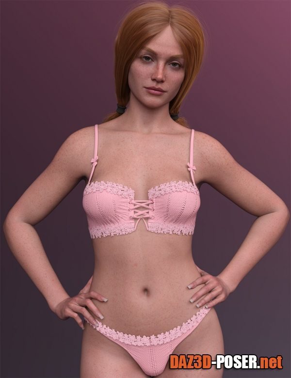 Dawnload X-Fashion Floral Touch Lingerie for Genesis 9 for free