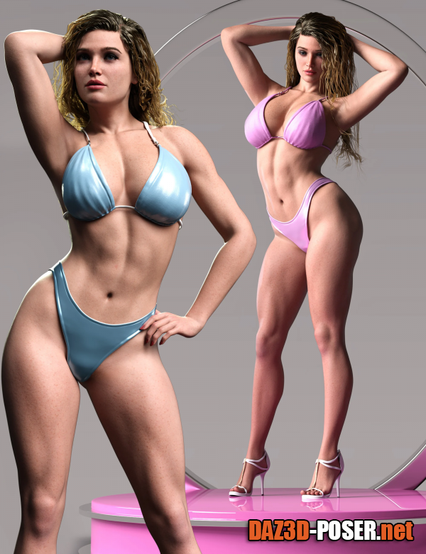 Dawnload Z Toned Beauty Shape and Pose Mega Set for Genesis 9 for free