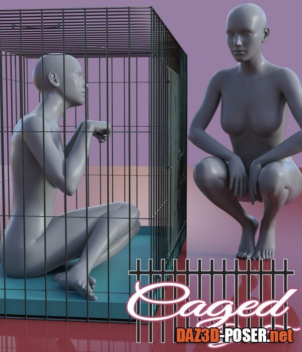 Dawnload Caged Poses For G8F for free