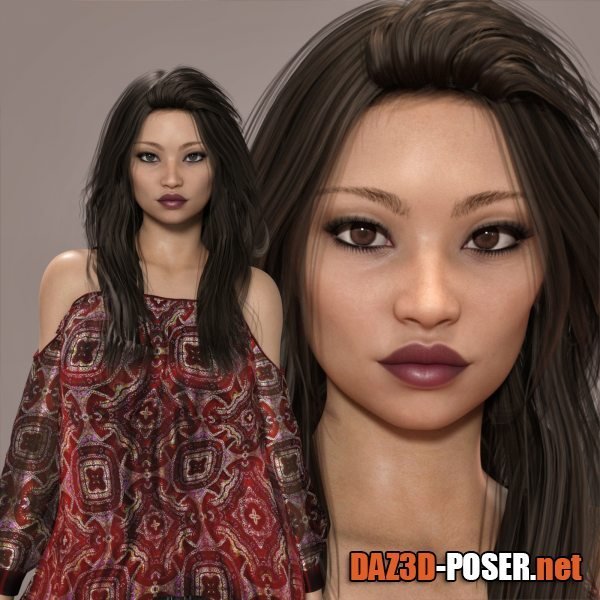 Dawnload MbM Phoebe for Genesis 8 Female for free