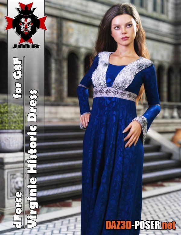 Dawnload JMR dForce Virginie Historic Dress for G8F for free
