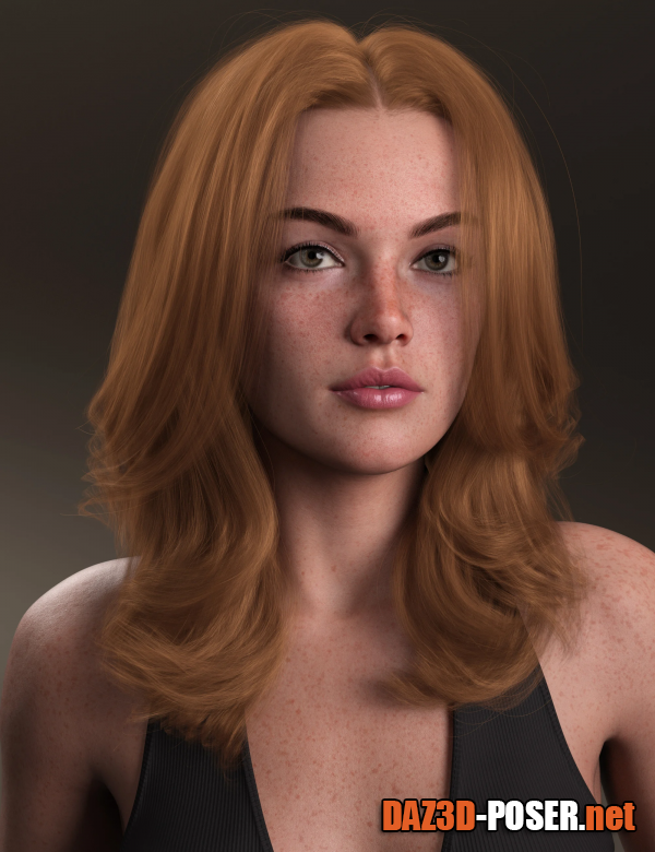 Dawnload Glamorous Style Hair for Genesis 8 and 9 for free