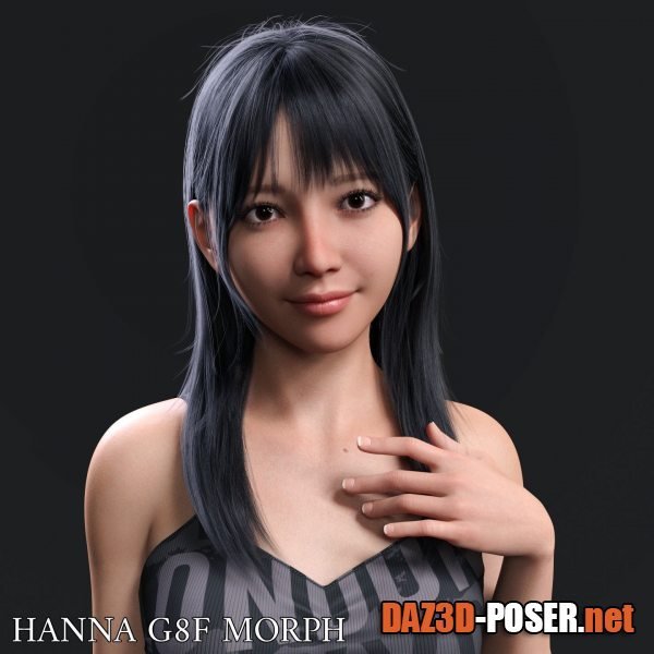 Dawnload Hanna Character Morph For Genesis 8 Females for free