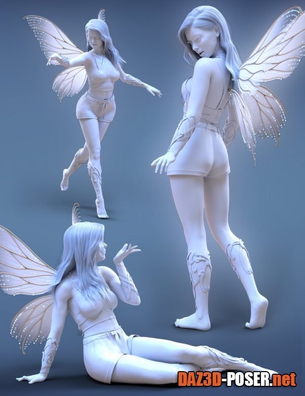 Dawnload iV Fairy Magic Poses for Genesis 8 Female(s) for free