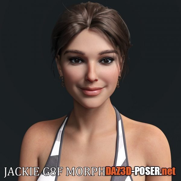 Dawnload Jackie Character Morph For Genesis 8 Females for free