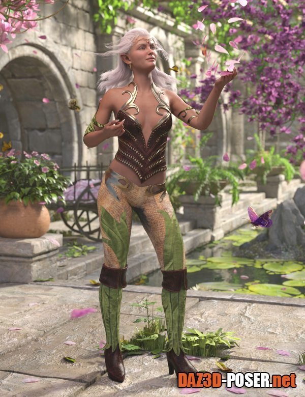 Dawnload Keeper of the Petals Outfit for Genesis 8 and 8.1 Females for free