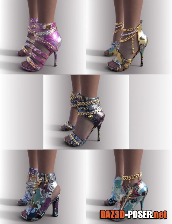 Dawnload Shoes for Favorite Outfits for Genesis 9 for free
