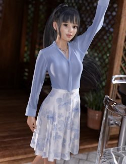 dForce Sumire Outfit for Genesis 8 and 8.1 Females