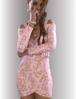 dForce Zoe Outfit for Genesis 8.1 Females