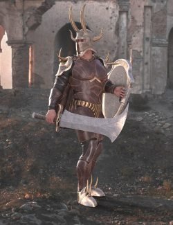 Mortal Warrior Outfit for Genesis 8 Male