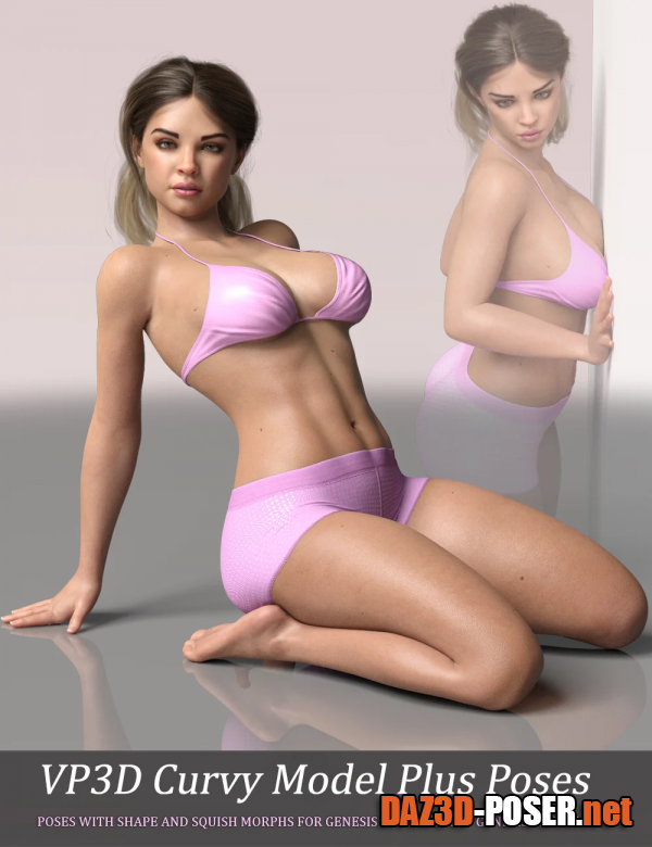 Dawnload VP3D Curvaceous Model Plus Poses for free