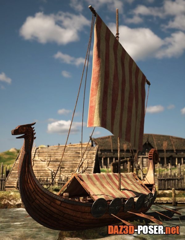 Dawnload XI Viking Boat for free