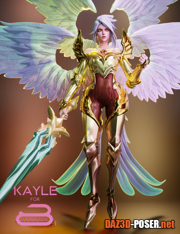 Dawnload Kayle For Genesis 8 And 8.1 Female for free