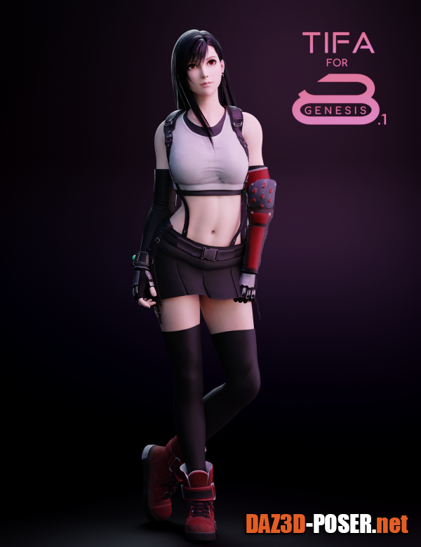 Dawnload Tifa For Genesis 8 And 8.1 Female for free
