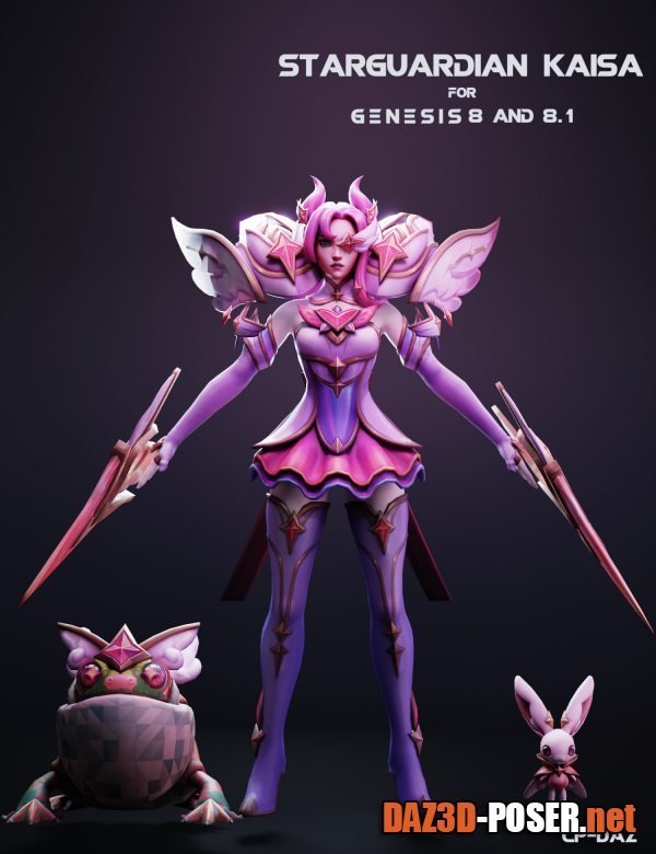 Dawnload StarGuardian Kaisa For Genesis 8 And 8.1 Female for free