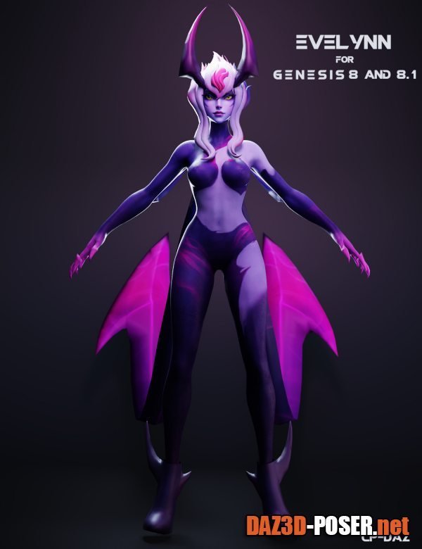 Dawnload Evelynn For Genesis 8 And 8.1 Female for free