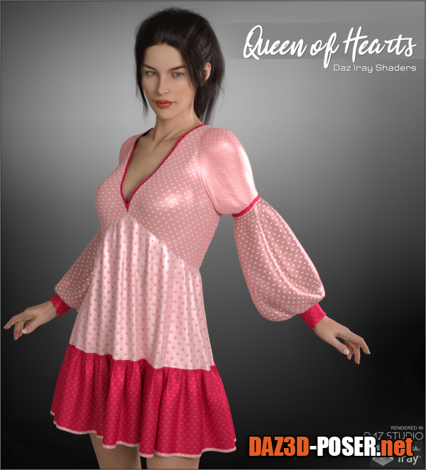 Dawnload Daz Iray – Queen of Hearts for free