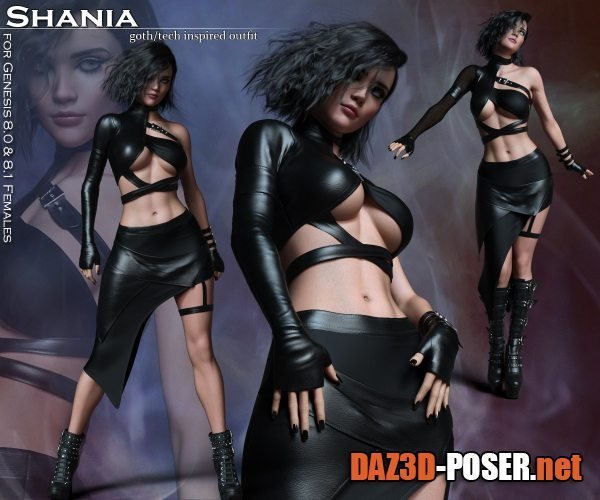 Dawnload Shania for Genesis 8/8.1 Females for free