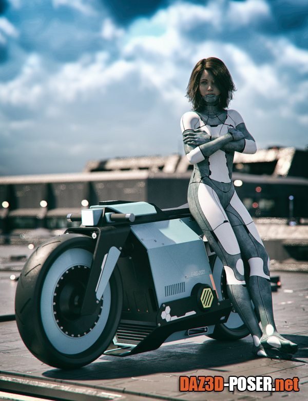 Dawnload Sci-fi Motorbike for free