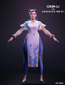 Chun-Li For Genesis 8 and 8.1 Female