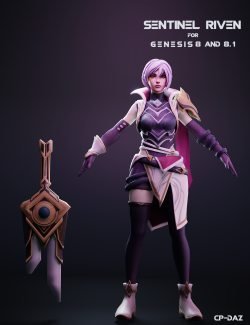 Sentinel Riven For Genesis 8 And 8.1 Female