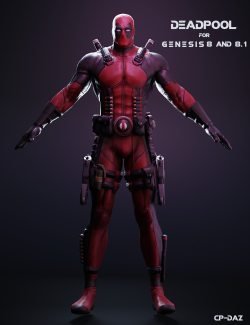 Deadpool For Genesis 8 And 8.1 Male