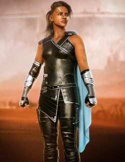 dForce Warrior Outfit for Genesis 9