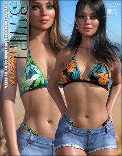 SWIM Couture Textures for dForce Tahiti Bikini