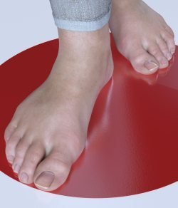 MP Realistic Feet for Genesis 8 and 8.1 Female