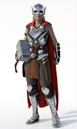 Mighty Thor Outfit For G8F