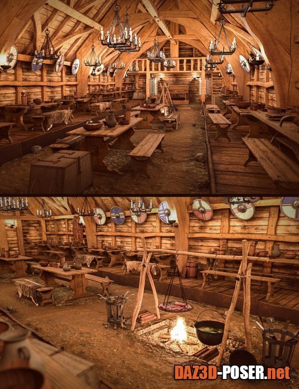 Dawnload Viking Long House for free