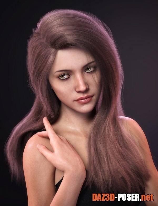 Dawnload FE Elegant Hair for Genesis 8 and 8.1 Female for free