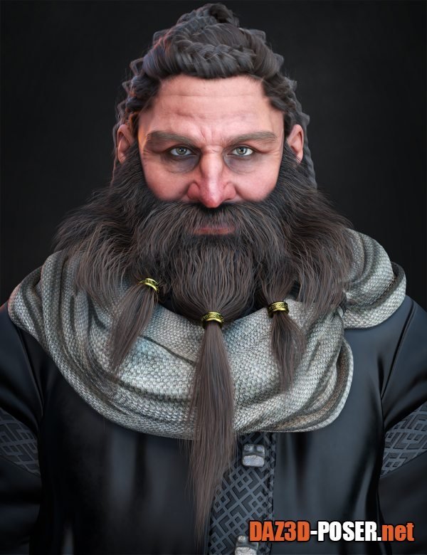 Dawnload Kobold Beard for Genesis 9 for free